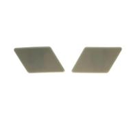 CNMNDE Tapa de boquilla limpiaparabrisas de faros, Compatible for E90, E91 325i 320i 335i 328i 352xi 61677211209 61677211210 RH LH Tapa de parachoques delantero sin pintar Tapa de la boquilla del sist