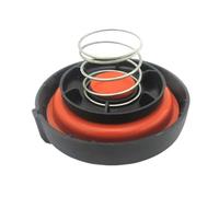CNMNDE Tapa de válvula PCV, compatible con VW/Sharan, Tiguan, Touran, Transporter, Seat, Alhambra, Altea, Ibiza, León y Toledo Kit de mantenimiento de tapa de culata PCV