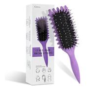 CNMTCCO Cepillo Para Rizos, Curl Brush, Peine Para Desenredar y Fijar Rizos, Cepillo de Nailon Orgánico, Curl Defining Brush, Reduce el Estiramiento y Define Los Rizado de Moda