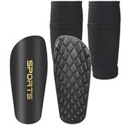 CNMTCCO Espinilleras infantiles para hombre, incluye medias con bolsillo optimizado - Espinilleras de fútbol para introducir
