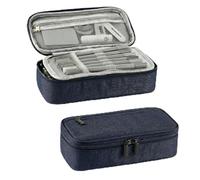 CNMTCCO mäppchen Federmappe 5 Fächer, großer Vorrat Federmappe große Größe Federmappe mäppchen teenagerfeder mäppchen Junge federmappe(Blue), turquesa, Einfaches Stifteetui