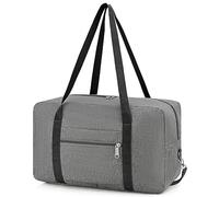 CNMTCCO Maleta 40x20x25 cm Ryanair - Cabina Plegable Bolso de Viaje Neceser Gimnasio, Mano Bolsa de Hombro, Deportiva (Gris)
