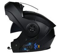CNNGU Casco De Moto Modular Bluetooth Integrado, ECE Homologado, con Doble Visera Cascos De Motocicleta, Transpirable Y Cómodo, para Adultos, Mujeres Y Hombres.