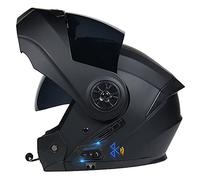 CNNGU Casco De Moto Modular Bluetooth Integrado, ECE Homologado, con Doble Visera Cascos De Motocicleta, Transpirable Y Cómodo, para Adultos, Mujeres Y Hombres.