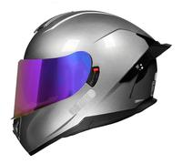 CNNGU Casco De Motocicleta, Casco Modular De Cara Completa, Cascos De Motocicleta Integrales Modulares Plegables Aprobados por La ECE con Doble Lente, M ~ XL