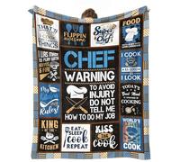 cnnouart Manta de regalo para chefs, regalos de cocina para hombres, regalo de cumpleaños único para chefs caseros que lo tienen todo (150 x 230 cm)