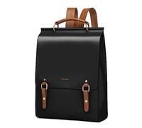 Cnoles Bolsas de Mochila Casual Mochila Laptop Mujer y Hombre Cuero Impermeable Elegante Mochilas de las Mujeres Cuero Daypack Escuela Uffico Trabajo Compras Viaje