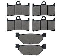 Cnornus Kit De Pastillas De Freno Delanteras Y Traseras Aplicar para TDM 900 TDM900 2002-2010 FJR 1300 2001 2002 2003 2004 XV 1700 2003 2004 2005 XV 1900 A Midnight Star 2006-2012