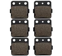 Cnornus Pastillas de Freno Delanteras y Traseras para Yamaha RAPTOR 660 YFM660R YFM 660R 2001-2005