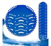 CNQLIS Ocean Breeze - Juego de 12 desodorizantes para orinario, para tortas de orinario, perfumadas, antisalpicaduras, almohadillas frescas para inodoro, baño, restaurantes, oficinas, escuelas