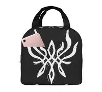 CNQPJKYAQ Bolsa de Almuerzo para Mujeres Niños Fire Emblem Tres Casas Bolsas de refrigeración aisladas Bolsas portátiles Byleth Crest of Flames Bolsas para Almacenamiento de Alimentos Oxford