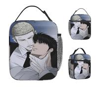 CNQPJKYAQ Cómics Online Coreanos Shutline Bolsa de Almuerzo de Amor Gay Lonchera portátil Bolsa portátil de Viaje para Adultos Bolsa térmica Oxford Simpática