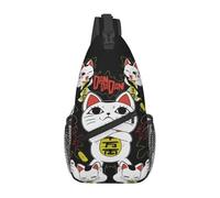 CNQPJKYAQ Dandadan Lucky Turbo Granny Bandolera Bandolera para Hombres Bolsa de Pecho para Mujeres Mochila de Hombro de Japón Mochila de día Senderismo Viajes al Aire Libre