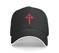 CNQPJKYAQ Gorra de béisbol Punk Camino De Santiago para Hombres, Mujer Actuación Ajustable de Sombrero Cruz de San Papá de Santiago