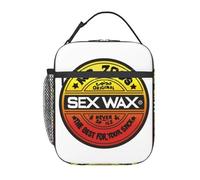 CNQPJKYAQ Mr Zogs Surfing Sex Wax Bolsa de Almuerzo Aislante para Mujeres Refrigerador Impermeable Bento térmico Viaje de Picnic en taquilla