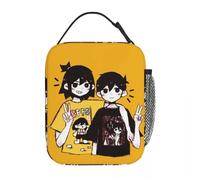 CNQPJKYAQ Omori Basil Aubrey Bolsas de Comida Aislantes Alta Capacidad Harajuku Impresión Bolsa Frigorífica Reutilizable Caja de Comida Trabajo Viajes Hombres Mujeres