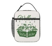 CNQPJKYAQ Querubín de Cuentos Verde una Bolsa de Almuerzo