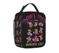 CNQPJKYAQ ¿Quién es Esa Chica Maravillosa? Nanalan, bolsitas térmicas térmicas aislantes de Dibujos Animados, Bolsas portátiles de Comida, frigorífico, Cajas térmicas