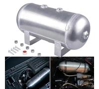 CNRAQR Tanque de aire de aluminio de 1.6 galones de 6 litros, 200 PSI, sistema integrado de 12 V 1/4 NPT para tren, camión, tren, suspensión de elevación de aire, compresor de bocina de aire