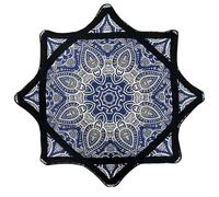 Cnrfeoap Accesorios giratorios de tela para malabares con diseño de impresión de moda para fiestas en el parque, fiestas, eventos escolares, accesorios de práctica de malabares, pañuelo volador