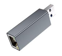 Cnrfeoap Adaptador extensor de cable Ethernet USB 3.0 a RJ45 macho a hembra acoplador de red para extensión Cat7/Cat6/Cat5e