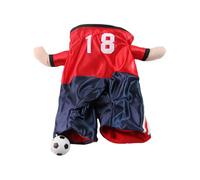 Cnrfeoap Adorable disfraz de fútbol americano lavable a máquina, ropa para mascotas, ajuste cómodo para eventos festivos, fiestas de disfraces, traje de transformación de pies para mascotas