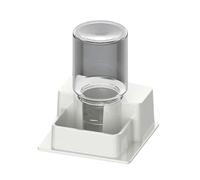 Cnrfeoap Comedero para reptiles con recarga automática y botella transparente de supervisión, eficiente en el espacio para tortugas, lagartos, comederos y bebederos automáticos multifuncionales para