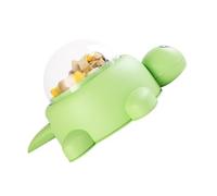 Cnrfeoap Cuenco giratorio para mascotas para perros con dispensador de golosinas, juguete de entrenamiento, prensa y dispensador de comida para perros