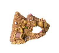 Cnrfeoap Delicado paisaje de acuarios artificiales, terrario de colina del tesoro, paisaje, camarones, estatua, acuarios, hábitat, decoración de peceras