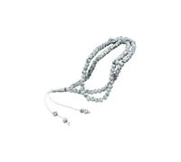 Cnrfeoap Durablity Tasbih - Rosario de acrílico para musulmanes, 99 cuentas, portátil, para meditaciones, práctica espiritual, compacto, apto para viajes, musulmanes, talla única, como se describe