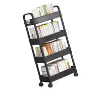 Cnrfeoap Estante para aperitivos y bebidas, fácil de montar, carrito rodante de 4 niveles, solución de almacenamiento para picnic, estante móvil para organización de dormitorio