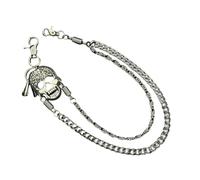 Cnrfeoap Materiales Aleación Cintura Punk Cintura Punk Frías Cinturón Calavera Joyería Para Fotografía Y Evento Callejero