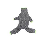 Cnrfeoap Traje elástico de poliéster con diseño de cuatro patas, antiadherencia al pelo, para mascotas activas, elegante y cálido