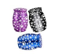 Cnrfeoap Urna para gatos, contenedor para cenizas para perros, urnas de cremación de mascotas, impresión de patas, tarro de recuerdos para perros, regalos conmemorativos, cenizas