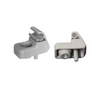 CNRTSO Color Gris Durable Sol Hook Sostenida de Clips de Visor de Sol Ajustados Soporte de Gancho de Montaje Uso Apto para Grande Punto Linea Fiat Doblo Fiorino Palio Albea Bravo 735411088