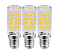 CNSGO Bombillas LED Maíz E14 Blanco Cálido 3000K, 440 Lúmen, 4W Equivalente a 40W Bombilla Halógena, Paquete de 3, Bombilla Ahorro de Energía AC 220-240V Sin Parpadeo, Ángulo de Haz 360°, No Regulable