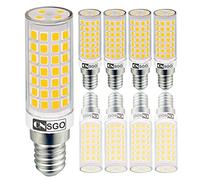 CNSGO Bombillas LED Maíz E14 Blanco Cálido 3000K, 640 Lúmen, 6W Equivalente a 50W Bombilla Halógena, Paquete de 4, Bombilla Ahorro de Energía AC 220-240V Sin Parpadeo, Ángulo de Haz 360°, No Regulable