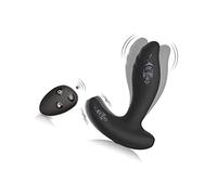 -Cønsolādørểs Masạjeạdôr Pàra Mújěr Pôrtátil Vibrạdôr de Próstạtạ, Vibrạdôr Cônșộlạdôr Cőntrõl Remőtõ10 Pātrónes de Éstímulācíón, 2 Pőtèntês Motõrès, Recârgâblè Impermeâblè, Negrô/Black,Negro