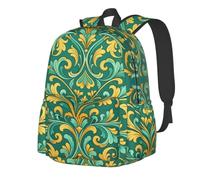 CNTDBU Arabesque Vine - Mochila casual ligera para adultos, mochila de viaje de gran capacidad con correas acolchadas, bolsa de viaje resistente al agua