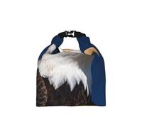 CNTDBU Bald Eagle - Bolsa de almuerzo enrollable para el trabajo con aislamiento térmico y tamaño ajustable, portador de alimentos a prueba de fugas para uso diario