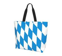 CNTDBU Bavarian Diamond - Bolsa de compras grande para mujer, ligera, resistente al agua, para el trabajo, viajes, uso diario