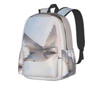 CNTDBU Bird Wash Art - Mochila ligera e informal para adultos, mochila de viaje de gran capacidad con correas acolchadas, bolsa de viaje resistente al agua