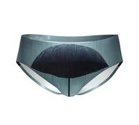 CNTDBU Black Umbrella In The Rain - Calzoncillos triangulares para hombre, ropa interior elástica y transpirable con bolsa, cintura sin etiquetas, absorbe la humedad para uso diario, Negro, M