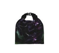 CNTDBU Bolsa de almuerzo con tapa enrollable de orquídea morada oscura para el trabajo, bolsa térmica con tamaño ajustable, portador de alimentos a prueba de fugas para uso diario