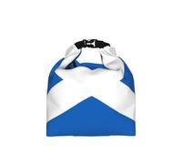 CNTDBU Bolsa de almuerzo enrollable con bandera de Escocia para el trabajo, bolsa térmica con tamaño ajustable, portador de alimentos a prueba de fugas para uso diario