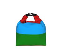 CNTDBU Bolsa de almuerzo enrollable con la bandera de la República de Karelia para el trabajo, bolsa térmica con tamaño ajustable, portador de alimentos a prueba de fugas para uso diario