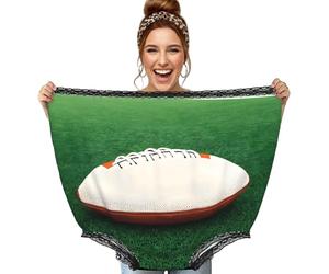 CNTDBU Bragas blancas de rugby para mujer, divertido regalo de broma, ropa interior de gran tamaño, pantalones grandes novedosos para despedida de soltera, intercambio secreto de Papá Noel