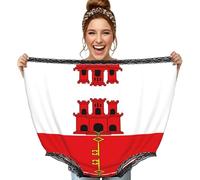 CNTDBU Bragas de abuela con la bandera de Gibraltar para mujer, divertido regalo de broma, ropa interior de gran tamaño, pantalones grandes novedosos para despedida de soltera, intercambio secreto de