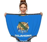 CNTDBU Bragas de abuela con la bandera del estado de Oklahoma para mujer, divertido regalo de broma, ropa interior de gran tamaño, pantalones grandes novedosos para despedida de soltera, intercambio