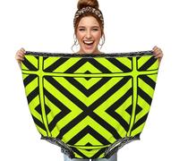 CNTDBU Bragas de seguridad con rayas amarillas para mujer, divertido regalo de broma, ropa interior de gran tamaño, pantalones grandes novedosos para despedida de soltera, intercambio secreto de Papá